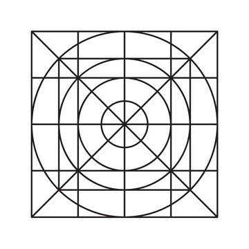 Grid icon minimal style Icon vector Eps10 set .