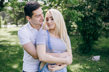 Fototapeta premium couple in nature