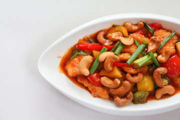 Fried chicken with cashew nut 