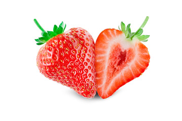 Strawberry isolated on white