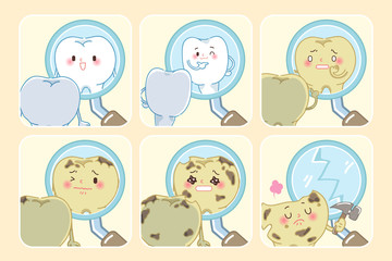 tooth with health concept