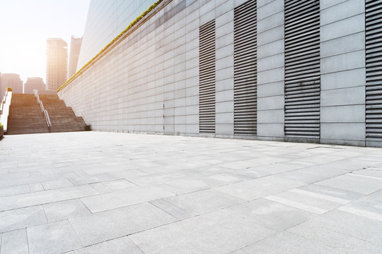 Wall Of Modern Building In City