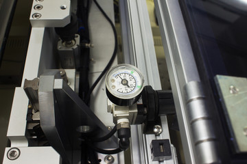 Pressure gauge in factory