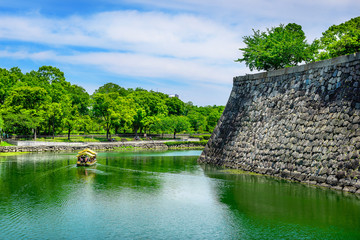 大阪城の観光船