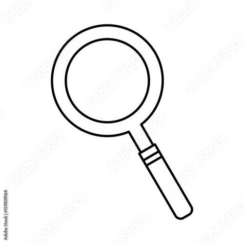"lupe icon over white background vector illustration "lupe icon over white background vector illustration