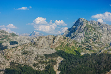 Fototapeta na wymiar Amazing mountain landscape in Montenegro