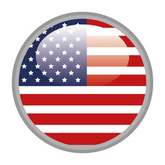 united states of asmerica emblem vector illustration design