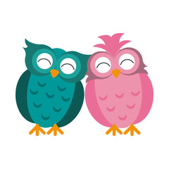 lovebirds romantic valentines day icon image vector illustration design 