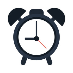 alarm clock icon image vector illustration design 