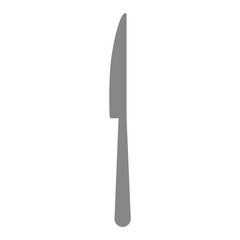 knife icon over white background vector illustration
