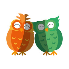 lovebirds romantic valentines day icon image vector illustration design 