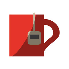 cup of tea icon image vector illustration design 
