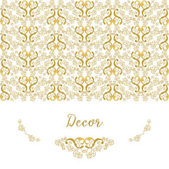 Vector ornamental  decorative element.