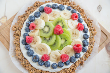 Gesunde Frühstückspizza