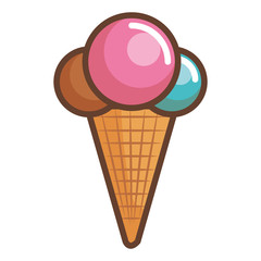 ice cream isolated icon vector illustration design