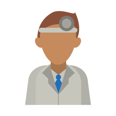 male medical doctor icon image vector illustration design 