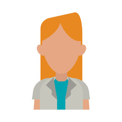 faceless woman icon image vector illustration design 