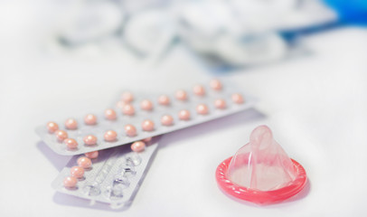  Birth control pill / contraceptive / condom
