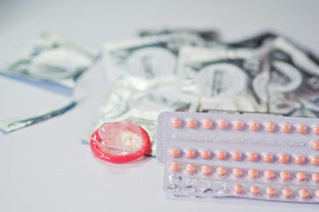  Birth control pill / contraceptive / condom