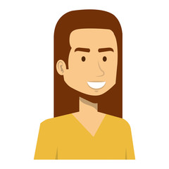 man character hippy lifestyle vector illustration design