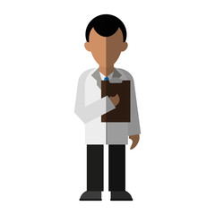 male medical doctor icon image vector illustration design 