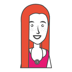 woman character hippy lifestyle vector illustration design