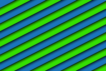 Blue and green abstract background with diagonal stripes