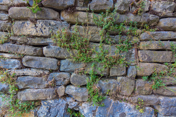 Granite or stone brick background