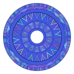 Round boho ornament. Native pattern. Vector element for your creativity