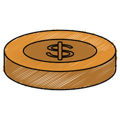coin money isolated icon vector illustration design