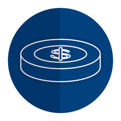 Fototapeta na wymiar coin money isolated icon vector illustration design