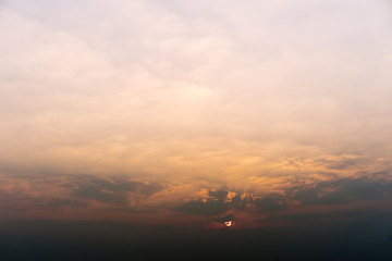 The rising sun, sky cloud sunrise abstract, background