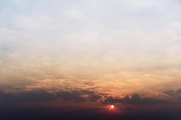 The rising sun, sky cloud sunrise abstract, background
