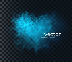 Vector illustration of smoky heart.