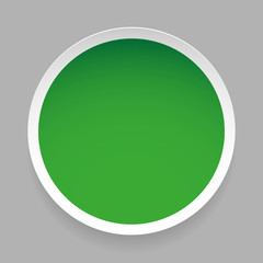 Empty round sticker vector