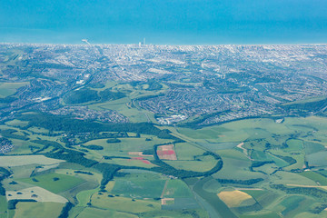 Brighton and the South Downs from the Air