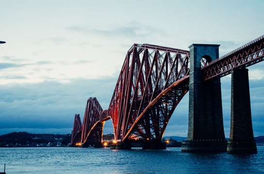 the forth rail bridge, scottland