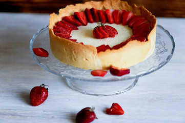 Creamy,a real new York on short pastry. a masterpiece of culinary art