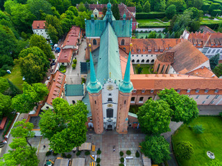 Fototapeta Oliwa Cathedral, top view obraz