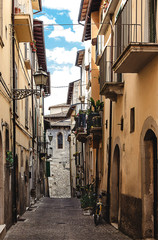 Naklejka premium Sulmona downtown