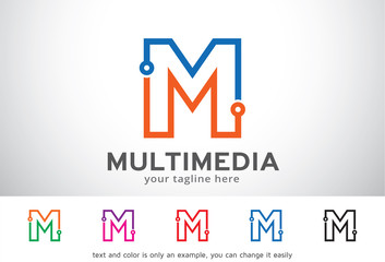 Letter M Logo Template Design Vector, Emblem, Design Concept, Creative Symbol, Icon