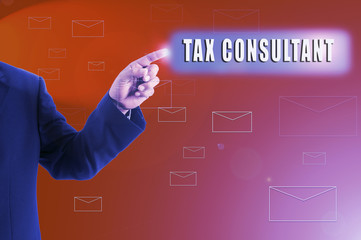 Business futuristic touchscreen with business conceptual text. Blurred background and lens flare...