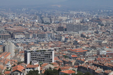 Fototapeta na wymiar Blick über Marseille