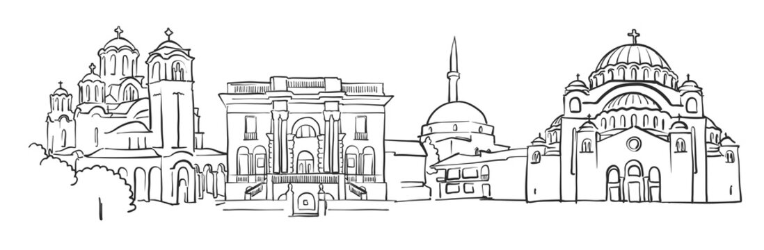 Belgrade Panorama Sketch