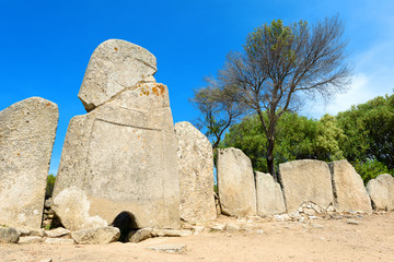 giants tomb of Li Longhi,Sardinia,Italy