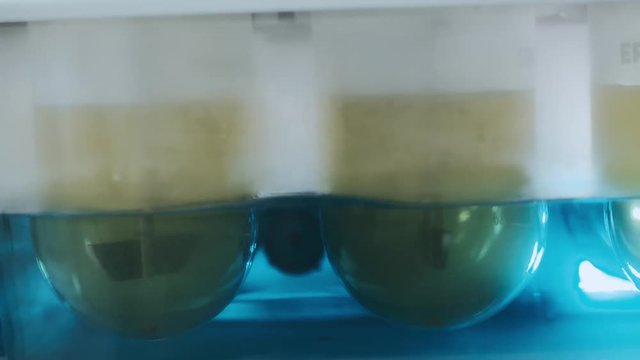 Testing of solubility pills. Dissolution of tablets