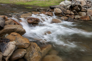 Small cascade in the stream.