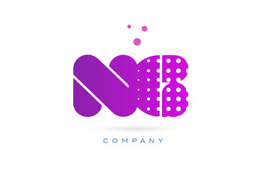 ng n g pink dots letter logo alphabet icon