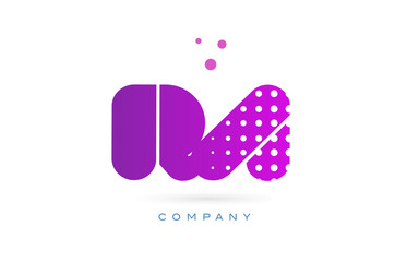 ra r q pink dots letter logo alphabet icon