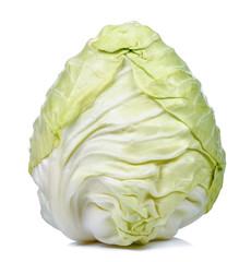 Obraz premium Cabbage isolated on the white background